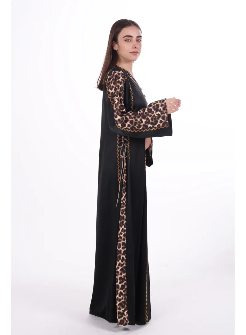 AL BENT AL SHARQIEH black women satin jalabiya dress for Women | Best Price UAE